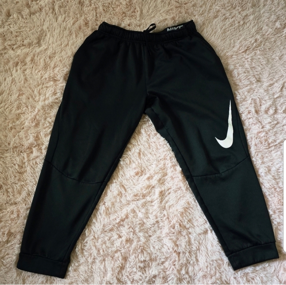 ☆ SOLD☆ Nike Women's Black Sweatpants with White Swoosh